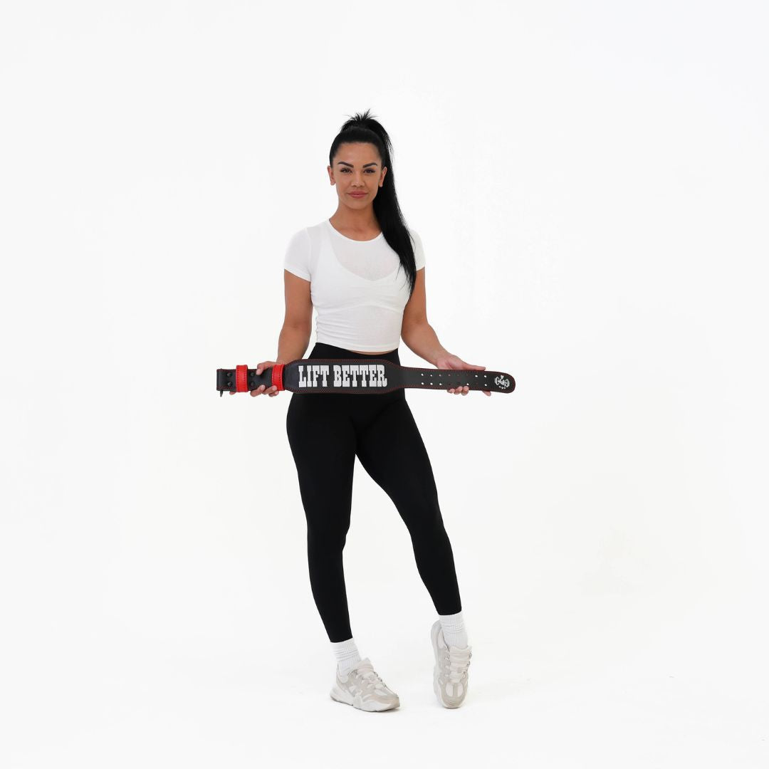 Suede Leather Lifting Belt