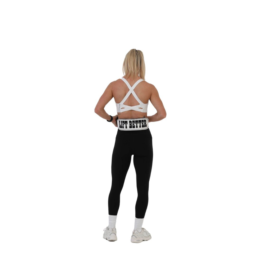 Suede Leather Lifting Belt